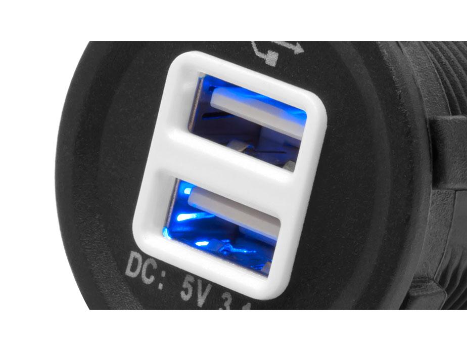 Motorcycle usb socket - MUS11