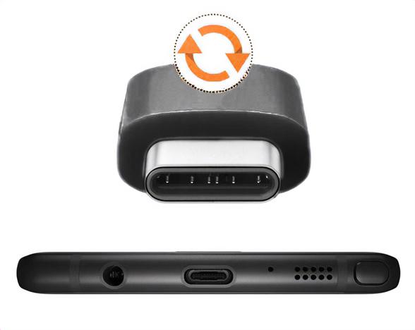 Reinforced cable Ampere USB type-C - USB type-C - eXtremestyle® - 1 m - black