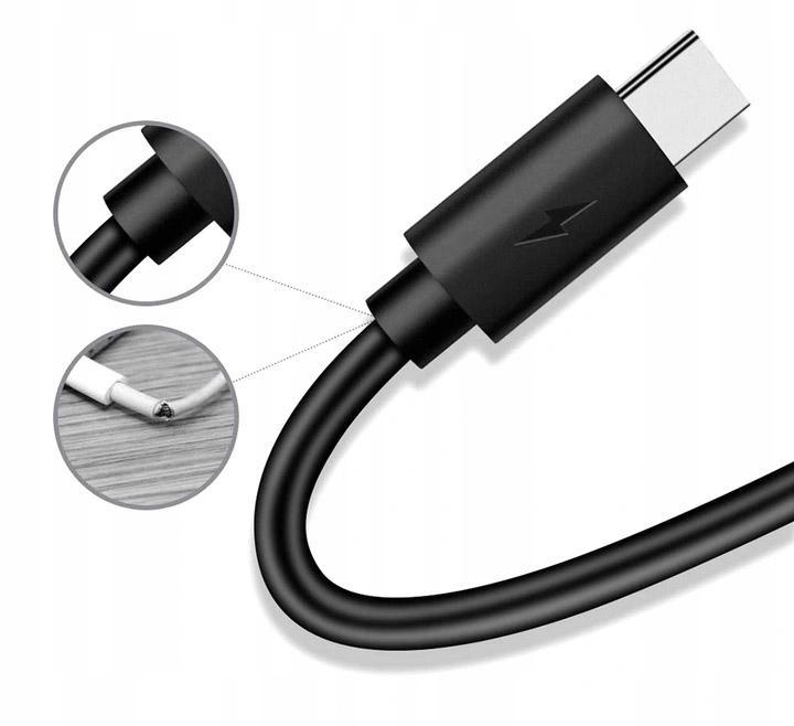 Reinforced cable Ampere USB type-C - USB type-C - eXtremestyle® - 1 m - black