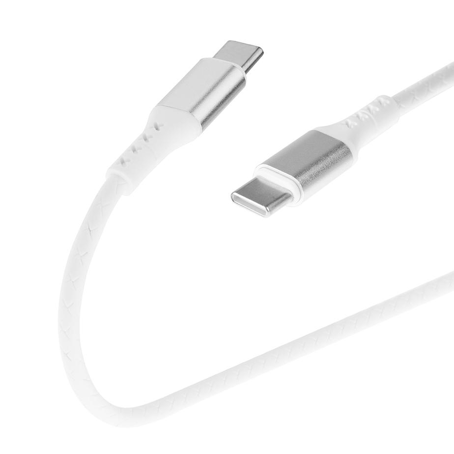 Reinforced cable Ampere USB type-C - USB type-C - eXtremestyle® - 2 m - white