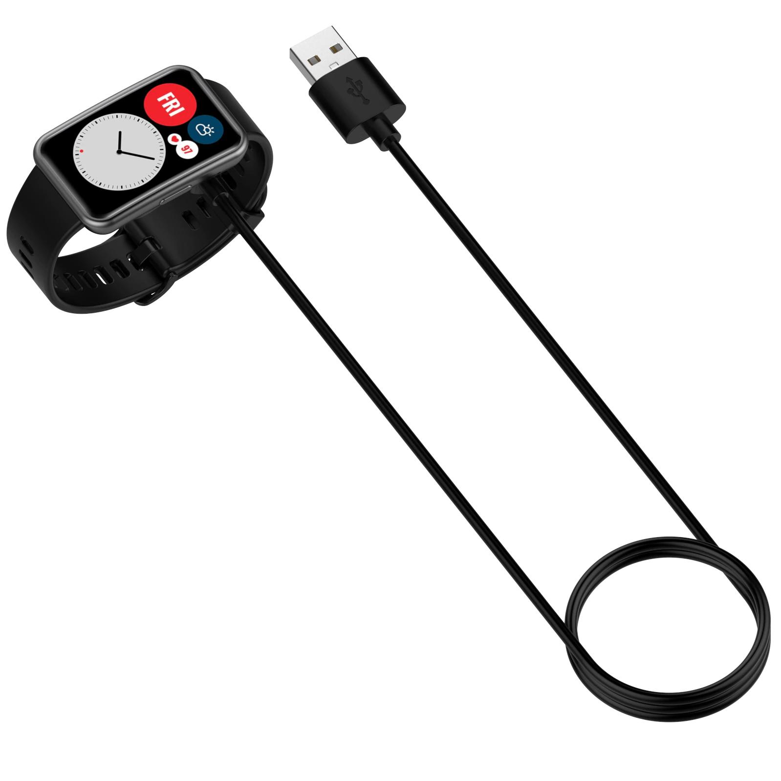 Magnetic charger cable USB for Huawei Band - 1 m - black