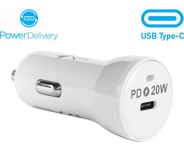 Car charger eXtreme® Ampere - PD - ACCC320W - biała