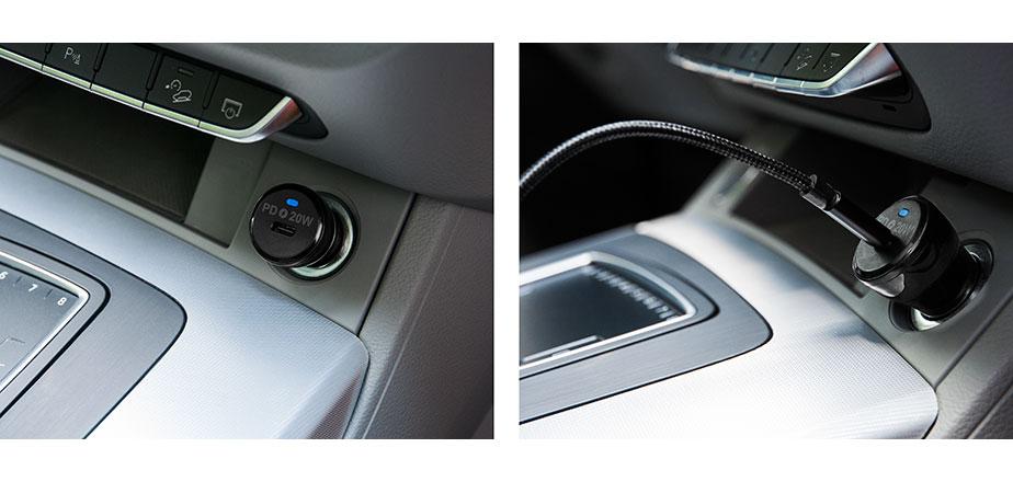 Car charger eXtreme® Ampere - PD - ACCC320W - biała