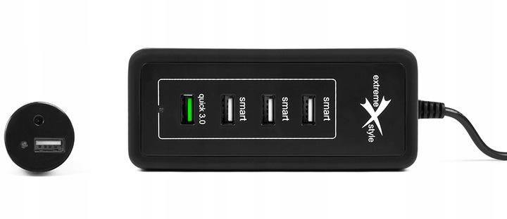 Car charger eXtreme® 5 x USB 8.4A - CC845U-QC30