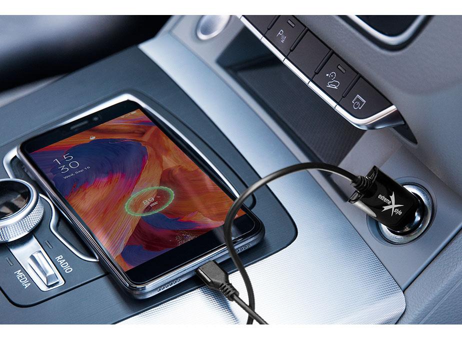 Car charger eXtreme® micro USB 2.1A - NCC21M