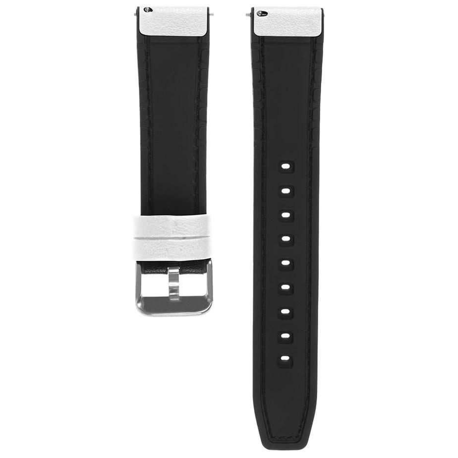 Pasek Hybrid Z10 - biały - 18 mm