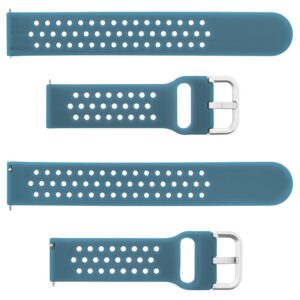 Pasek silikonowy S08 - atramentowy - 22 mm