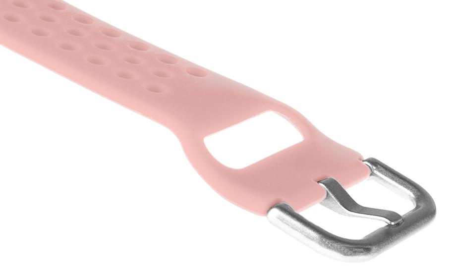 Pasek silikonowy S08 - różowy - 22 mm