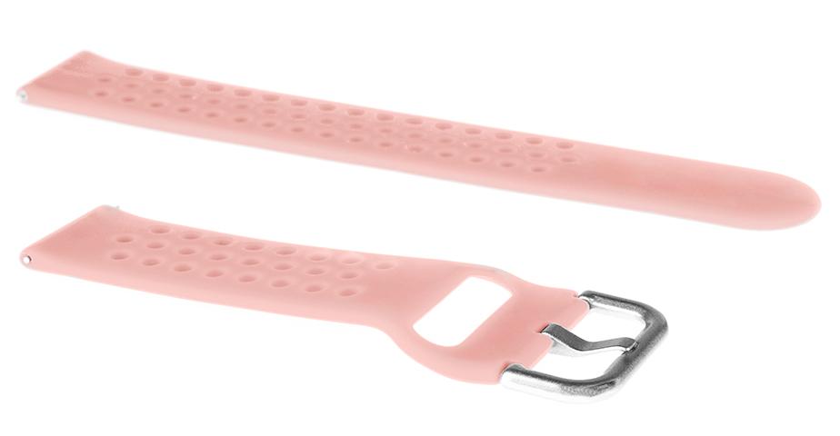 Pasek silikonowy S08 - różowy - 22 mm