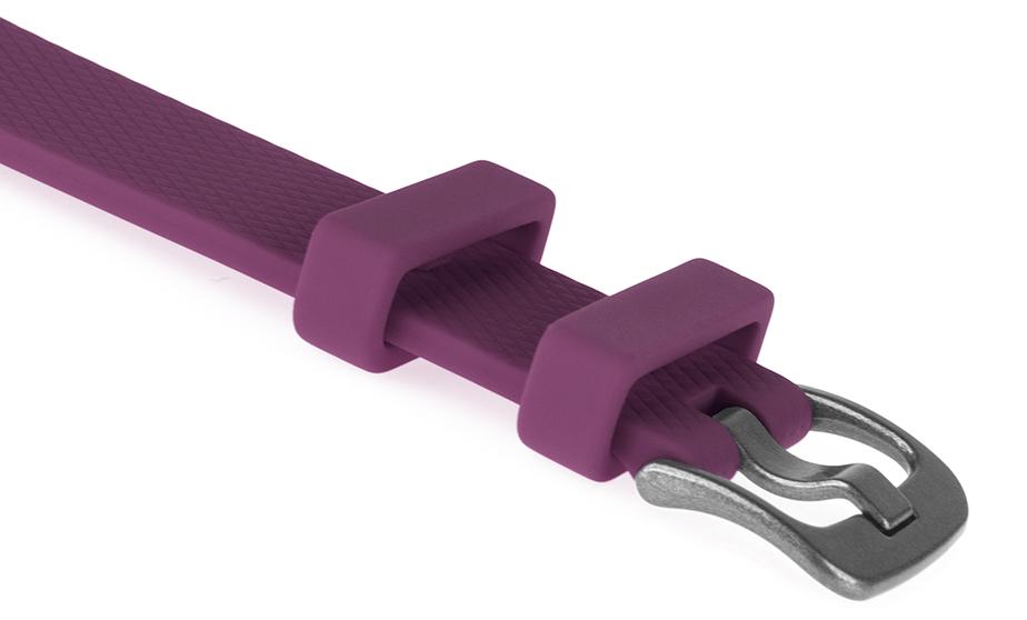 Pasek silikonowy S07 - fioletowy - 22 mm