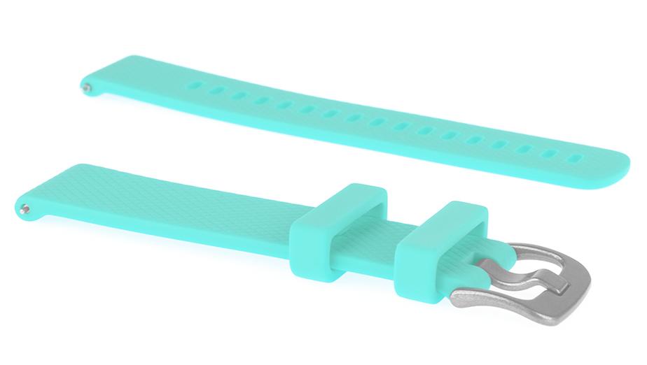 Pasek silikonowy S07 - miętowy - 18 mm