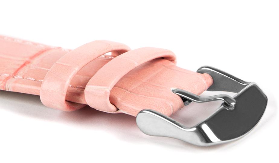 Leather strap C1 - pink - 16 mm