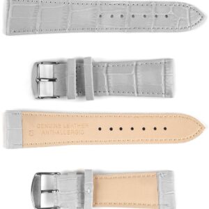 Pasek skórzany C1 XL - szary - 16 mm