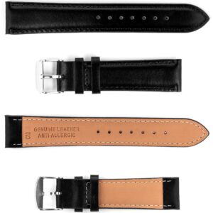 Pasek skórzany C10 - czarny - 10 mm