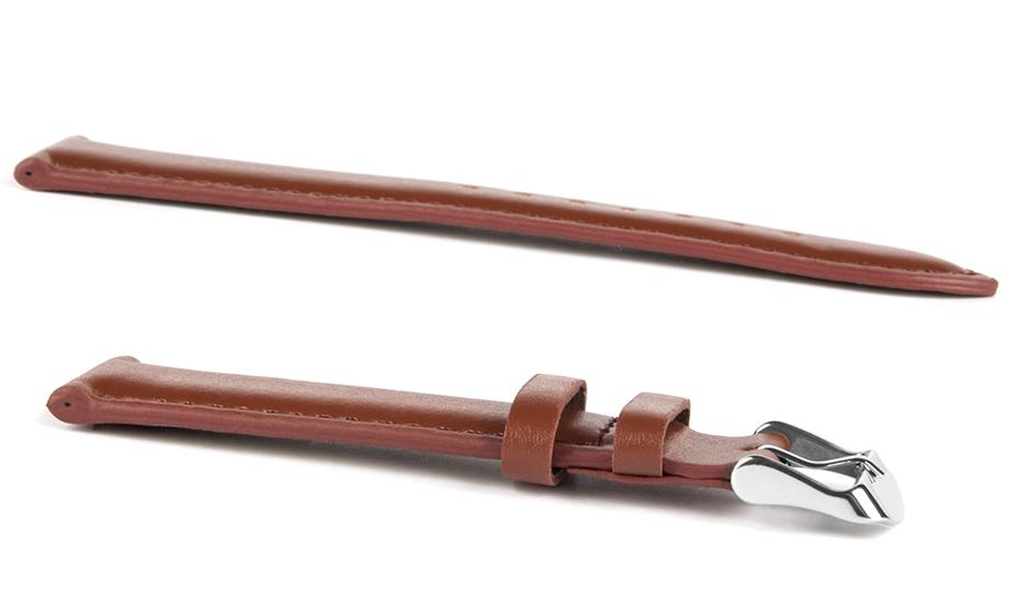 Pasek skórzany C10 - jasny brąz - 22 mm