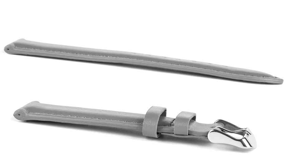 Pasek skórzany C10 - szary - 20 mm