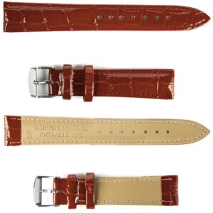 Pasek skórzany C11 - jasny brąz - 14 mm