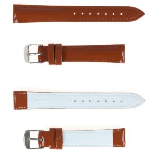 Pasek skórzany C12 - jasny brąz - 12 mm