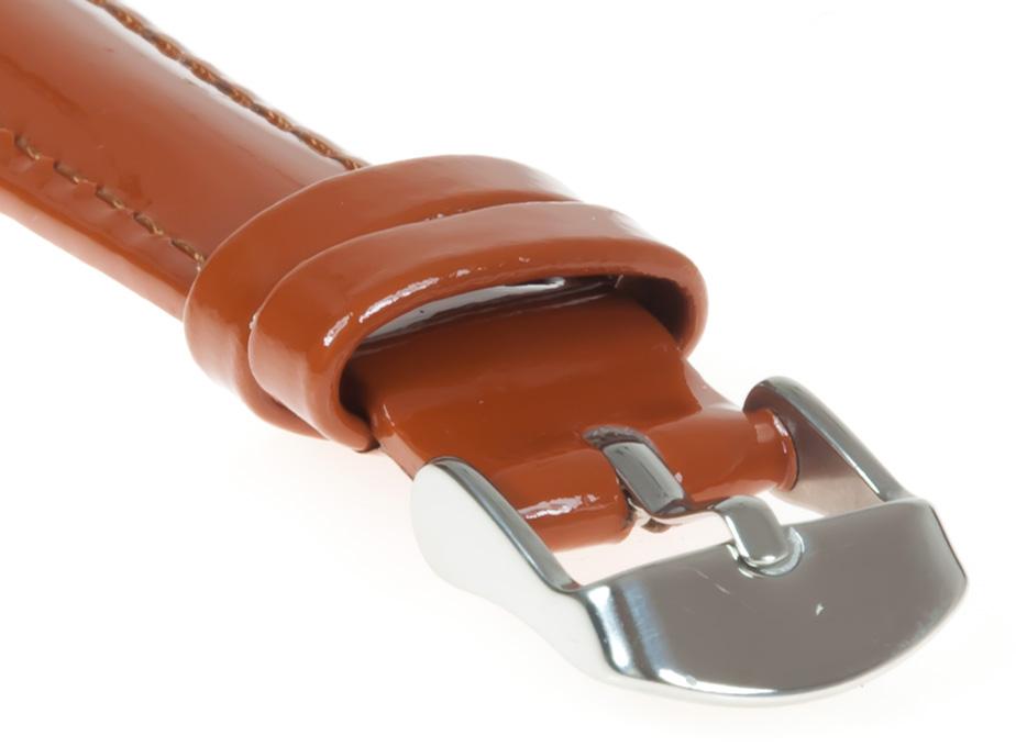 Pasek skórzany C12 - jasny brąz - 12 mm