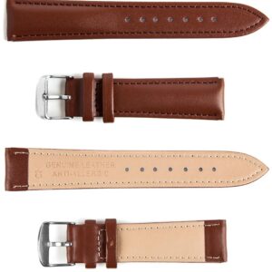 Leather strap C2 - brown - 22 mm