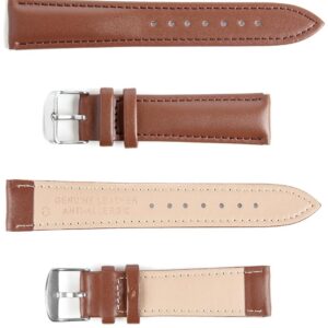 Leather strap C2 - light brown - 12 mm