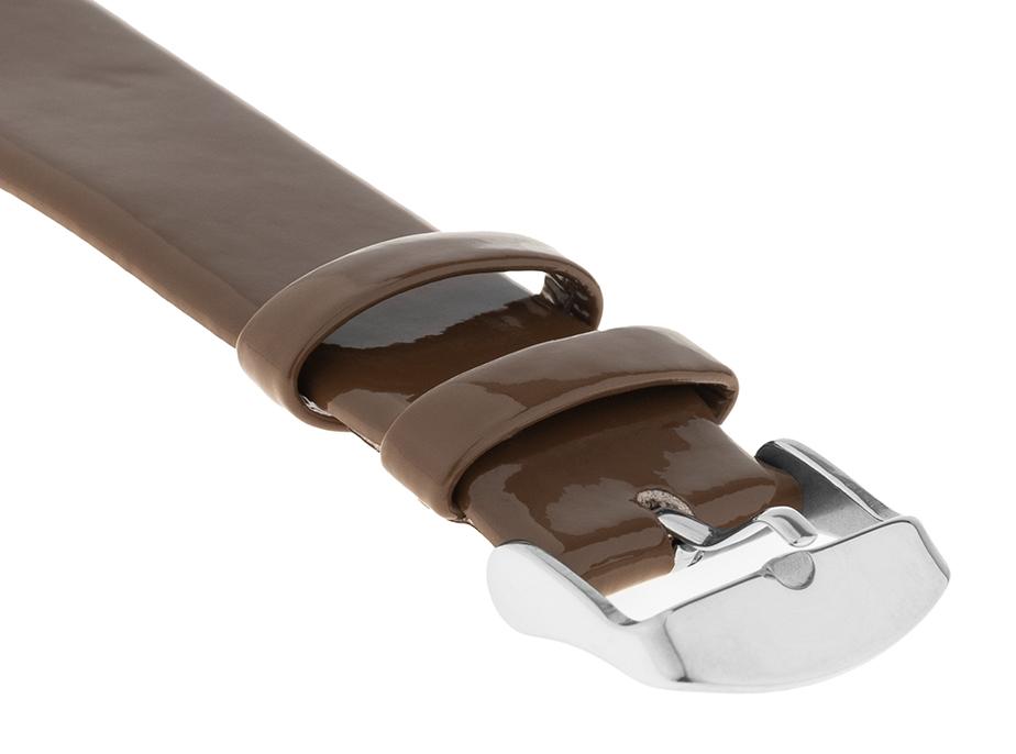 Pasek skórzany C20 - brązowy - 22 mm