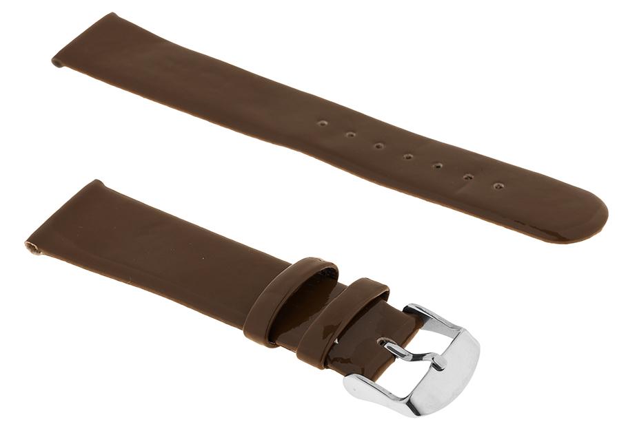 Pasek skórzany C20 - brązowy - 22 mm