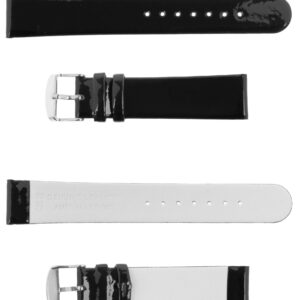 Pasek skórzany C20 - czarny - 18 mm