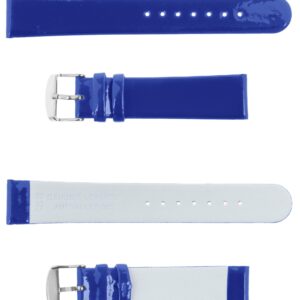 Pasek skórzany C20 - granatowy - 18 mm