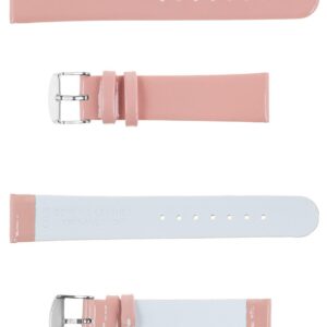 Pasek skórzany C20 - różowy - 16 mm