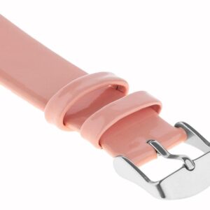 Pasek skórzany C20 - różowy - 22 mm