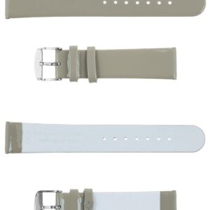 Pasek skórzany C20 - szary - 22 mm