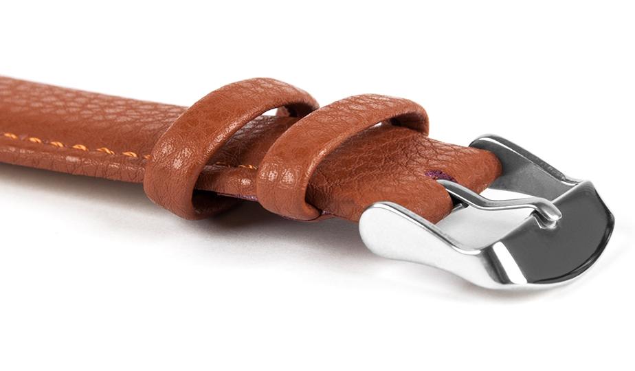 Pasek skórzany C3 - jasny brąz - 12 mm