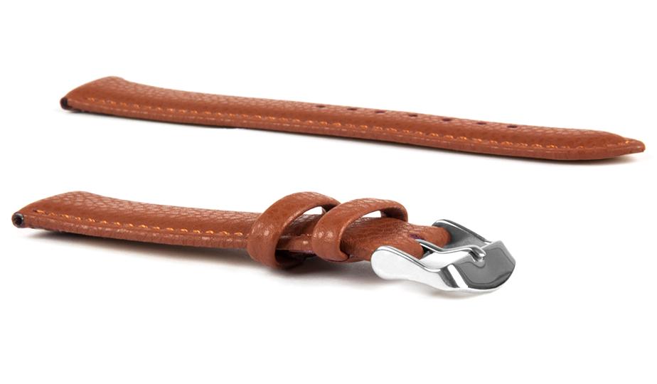 Pasek skórzany C3 - jasny brąz - 12 mm