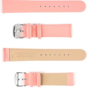 Pasek skórzany C5 - rózowy - 24 mm