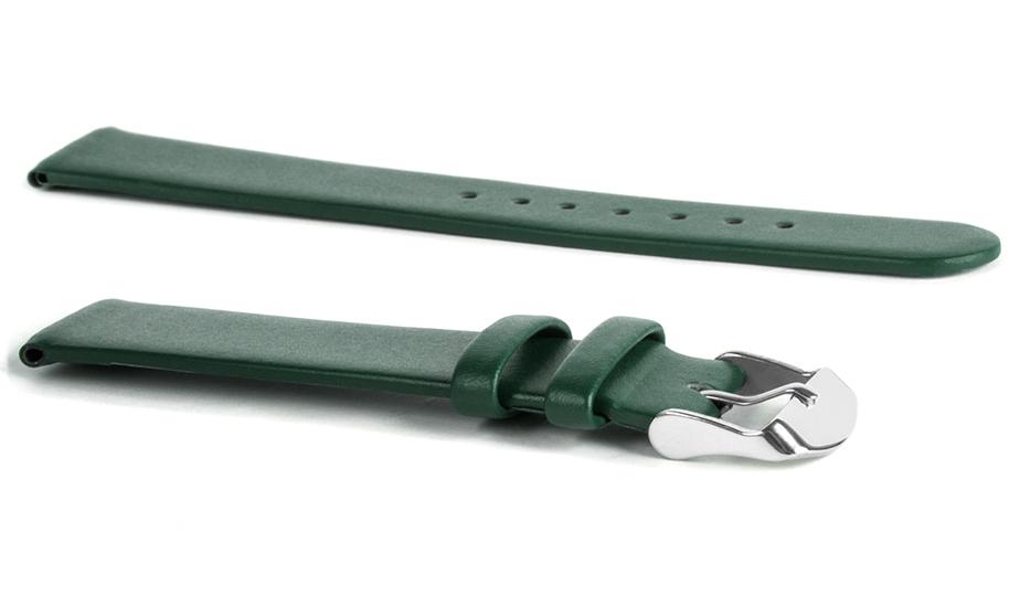 Pasek skórzany C5 - zielony - 20 mm