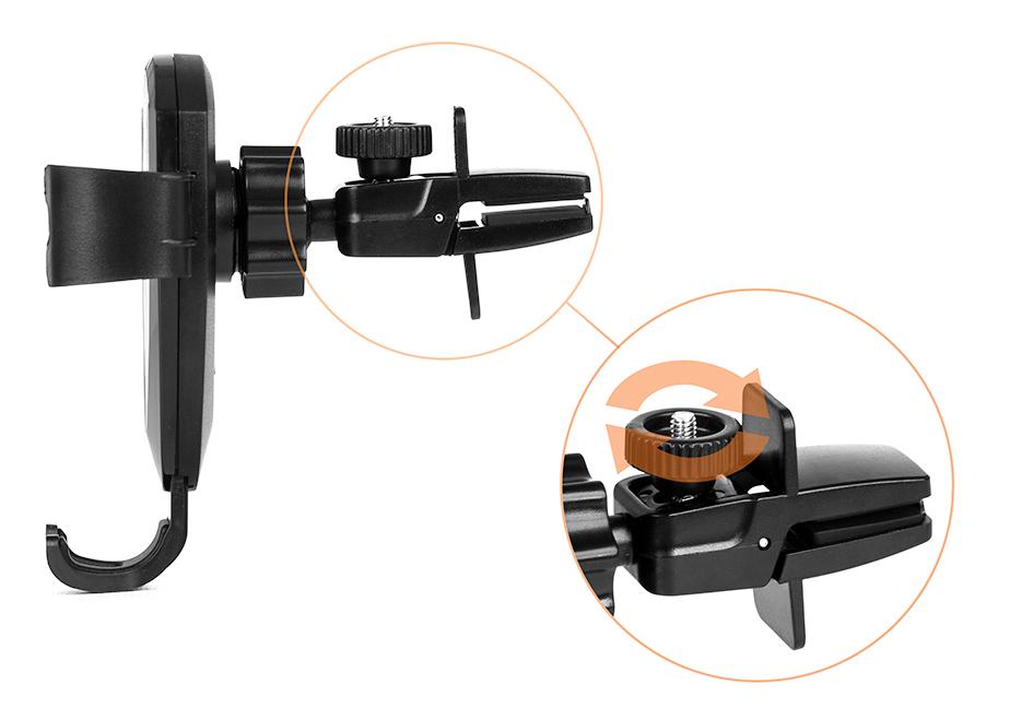 Car holder for mobile phones - to the air vent - eXtreme® - type:O-7 G