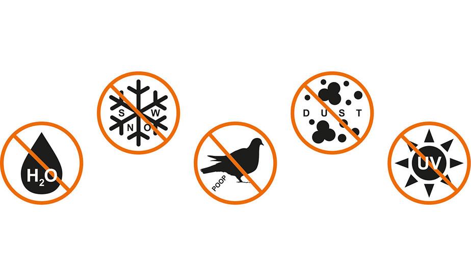 Pokrowiec na motocykl - eXtreme® Oxford 300D - rozmiar XL-BOX