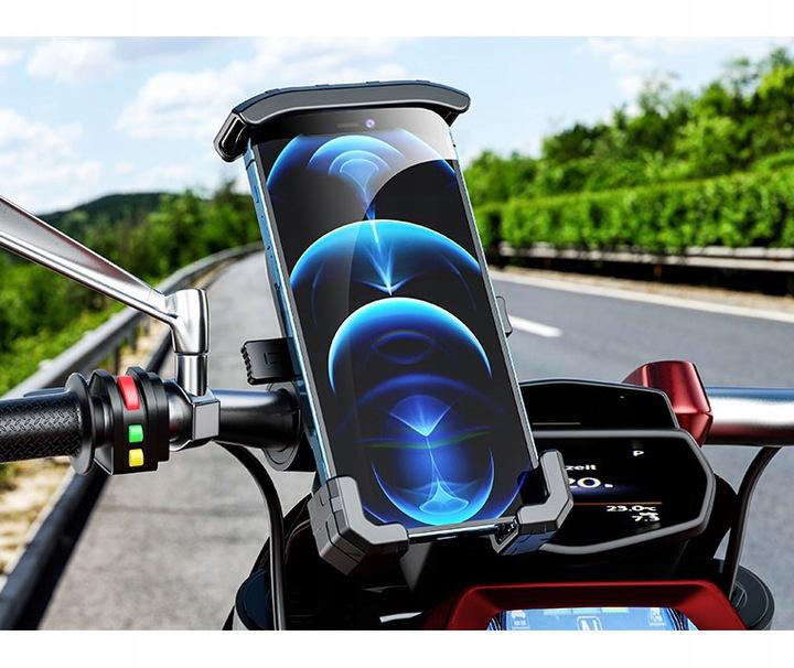 Uchwyt motocyklowy na telefon - R15-metal