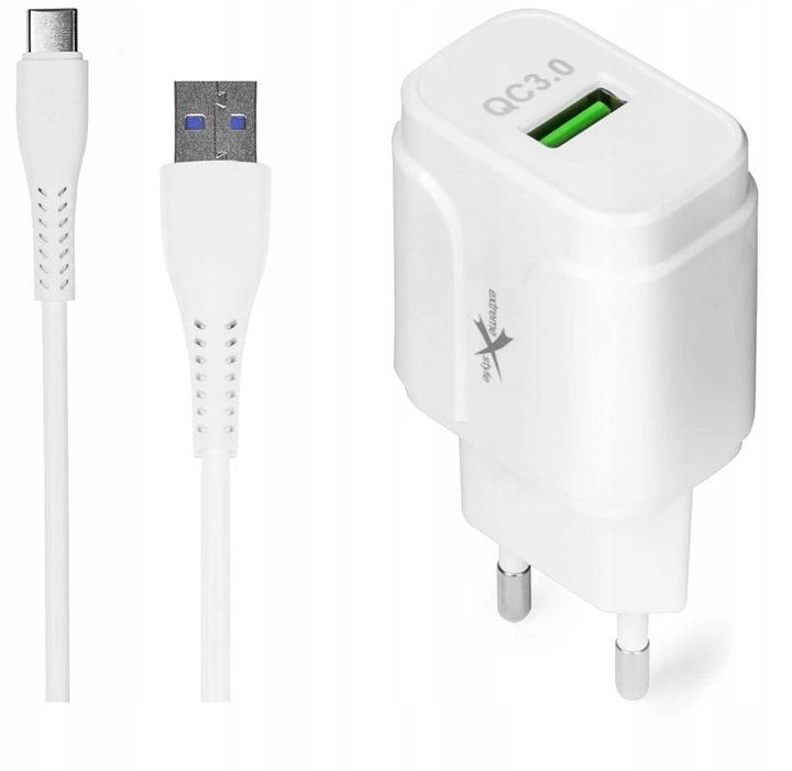 Travel charger FAST QC 3.0 + cable micro USB - eXtreme® Ampere - 3A - ATCU3QC30W+CM