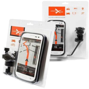 Uchwyt motocyklowy z etui na telefon - eXtreme® - typ: 155 + 140 2w1