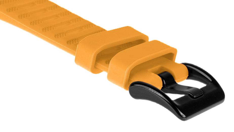 Pasek silikonowy - G12 - do Garmin - żółty - 26 mm