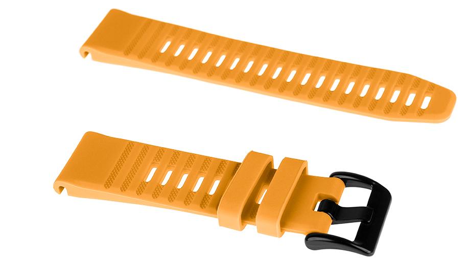 Pasek silikonowy - G12 - do Garmin - żółty - 26 mm