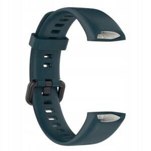 Pasek silikonowy - G01 - do Huawei Band - ciemnozielony