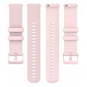 Pasek silikonowy - G04 - różowy - 20 mm