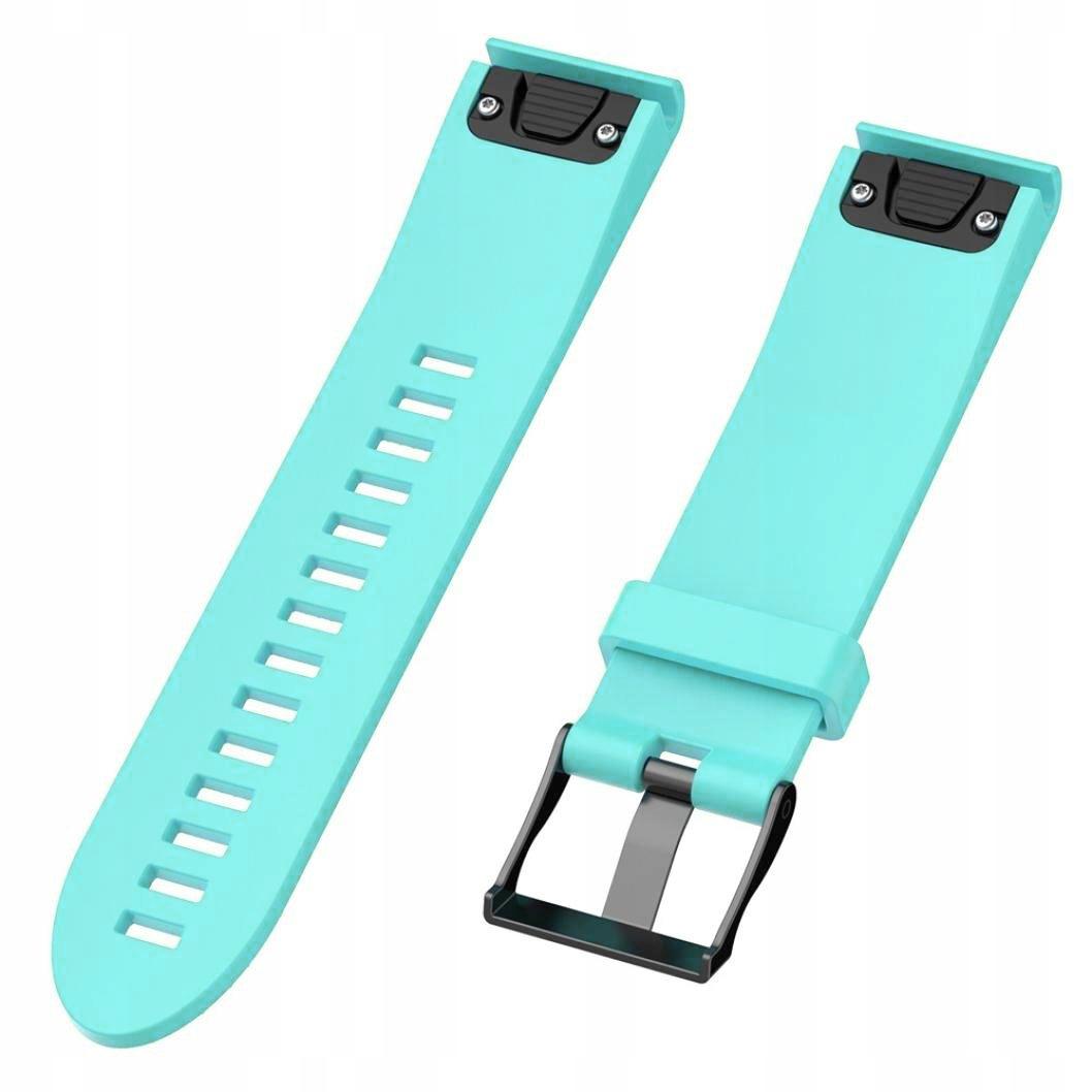 Pasek silikonowy - G06 - do Garmin - miętowy - 20 mm