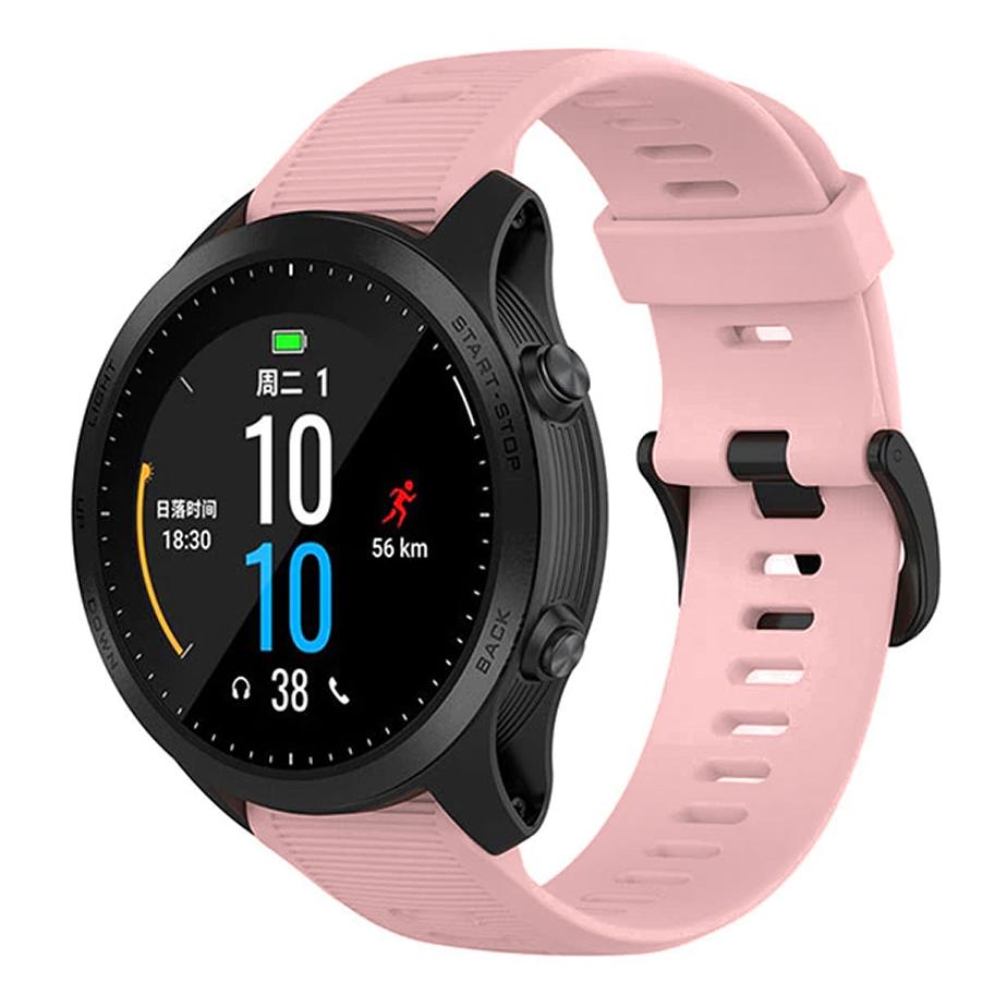 Pasek silikonowy - G10 - do Garmin - różowy - 22 mm