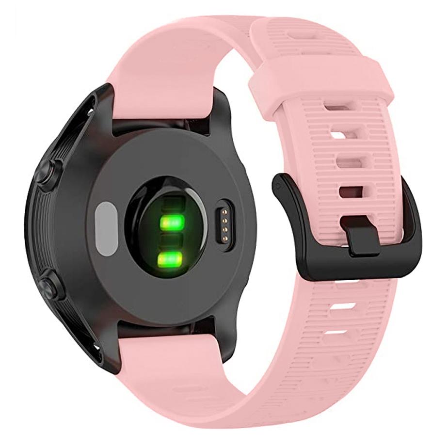 Pasek silikonowy - G10 - do Garmin - różowy - 22 mm