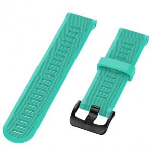 Pasek silikonowy - G10 - do Garmin - turkusowy - 22 mm