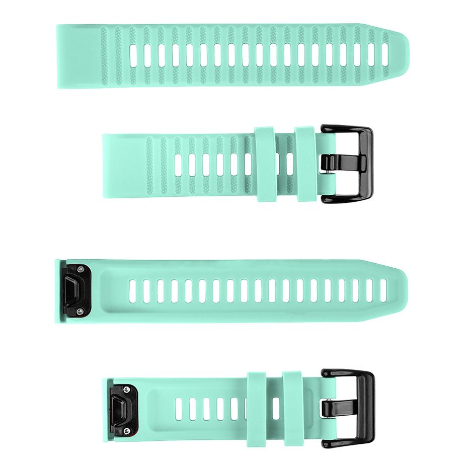 Pasek silikonowy - G12 - do Garmin - miętowy - 26 mm